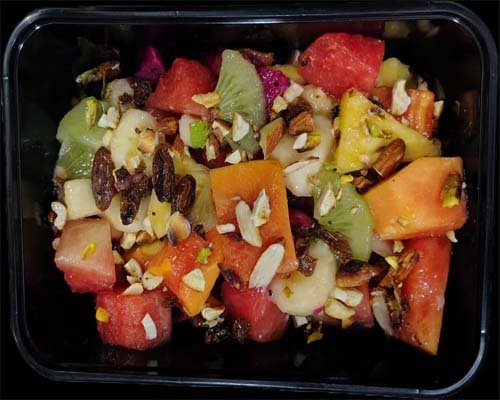 Roasted Dry fruits with fruits